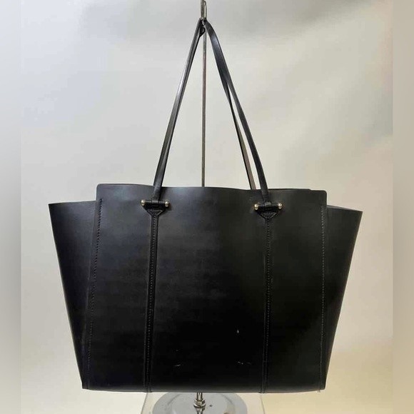 Kate Spade Black Leather Large Arbour Hill Elodie Shopping Tote - Picture 2 of 12